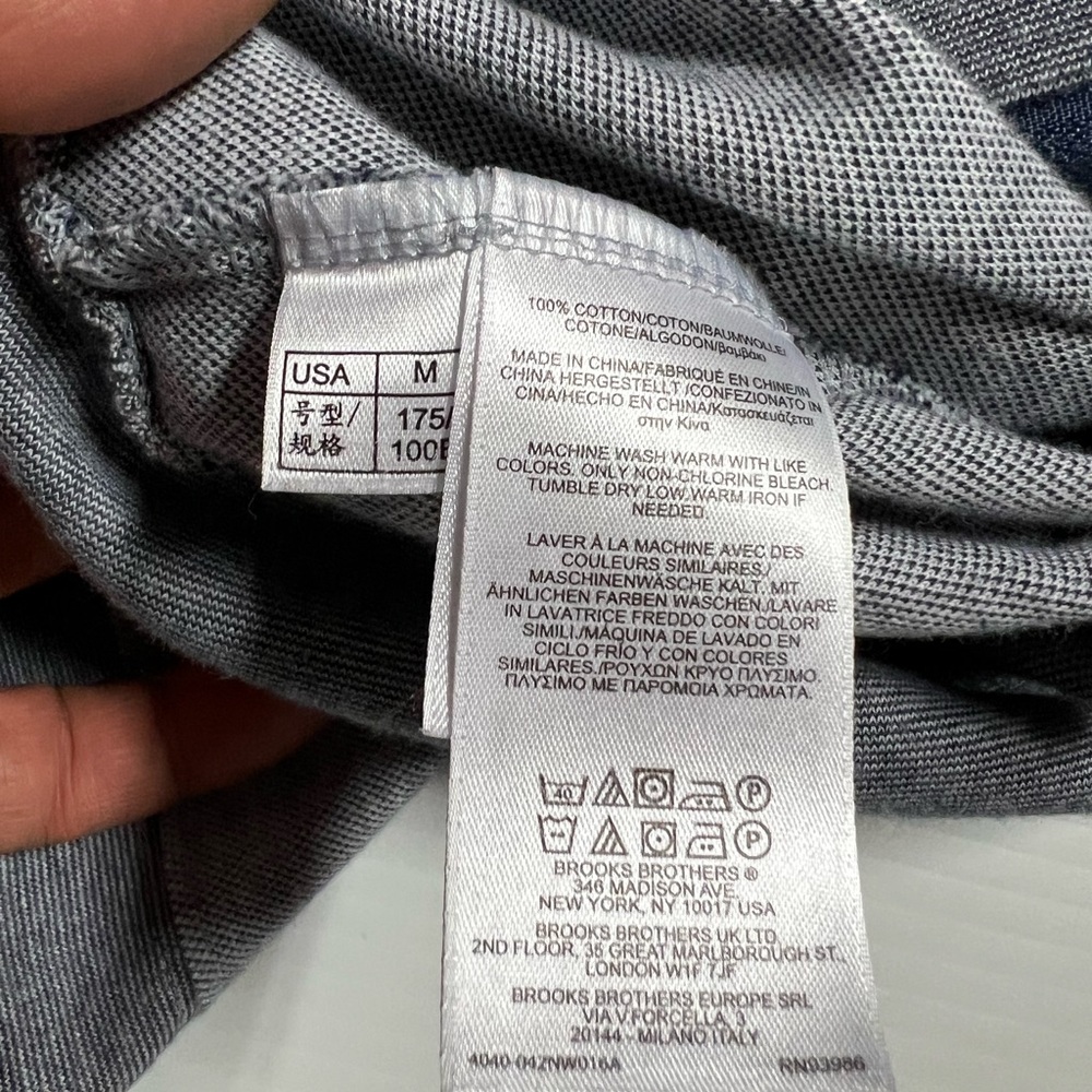 Brooks Brothers cotton zip jacket M